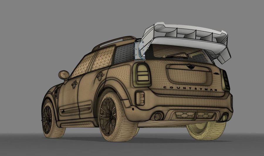 Mini Cooper WRC Spoiler